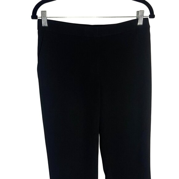 Theory Thaniel Z2 Maxyne Crepe Black Pants-sz 6 - Picture 7 of 11